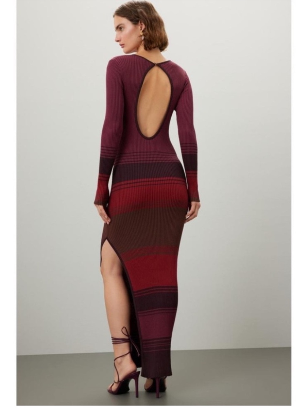 Staud Syrah Blend Edna Dress, Size M